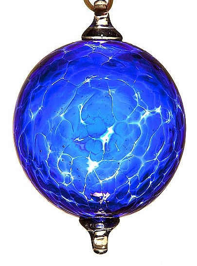 Blue Glass Ball - Wind Spinner Accessory