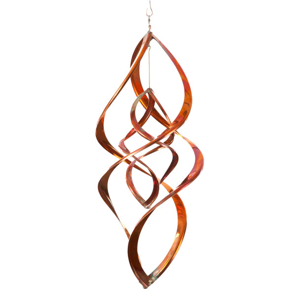Double Infinity - Wind Spinner - Copper