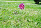 Fish Glass Garden Sculpture, Mauve