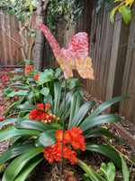Butterfly, Large, Ceramic (red and yellow) by JJ Potts