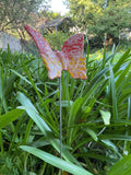Butterfly, Large, Ceramic (red and yellow) by JJ Potts