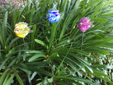 Fish Glass Garden Sculpture, Mauve