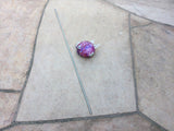 Fish Glass Garden Sculpture, Mauve