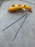 Koi Fish - Mandarin, Ceramic Garden Sculpture by JJ Potts