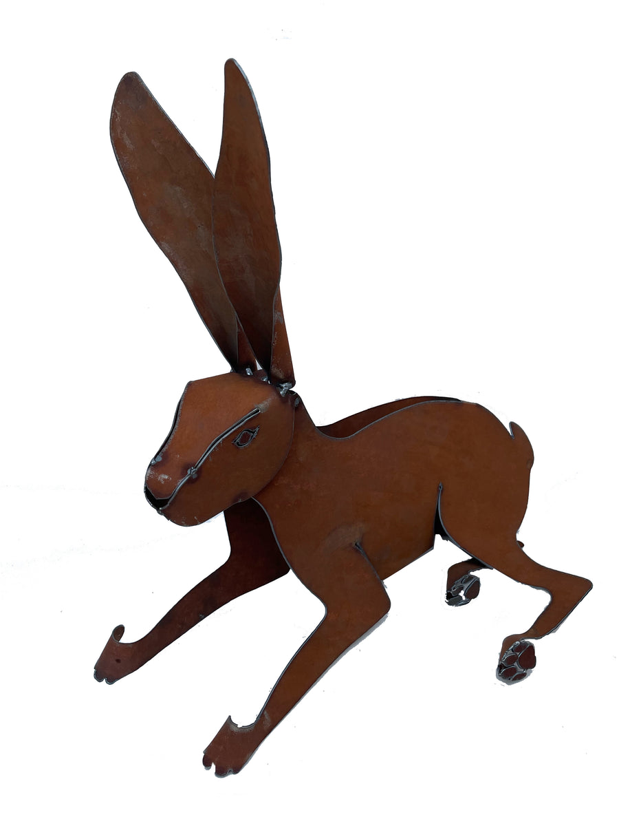 Jack Rabbit Outdoor Decor by Artist Henry Dupere – GardenArt.com