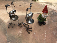 Gnome Bearers, Garden Sculpture by Artist Fred Conlon of Sugarpost