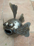 Blow Fish, Garden Sculpture by Artist Fred Conlon of Sugarpost