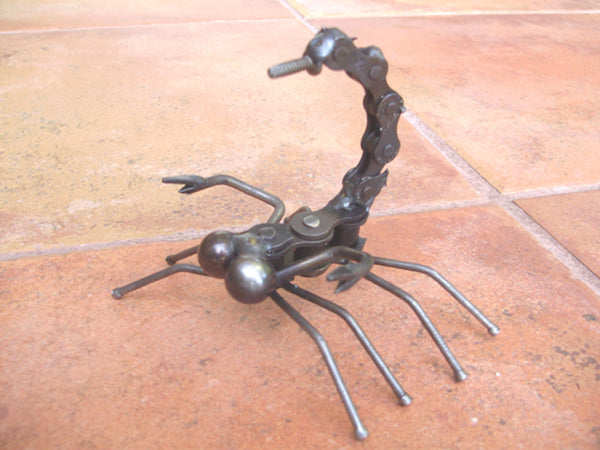 Scorpion -Small Metal Garden Sculpture by Yardbirds