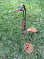 Heron Bird, Garden Sculpture by Henry Dupere