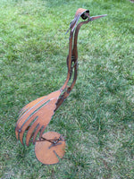 Heron Bird, Garden Sculpture by Henry Dupere