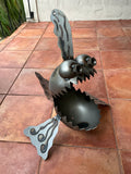 Fish With Teeth, by Artist Fred Conlon of Sugarpost Metal