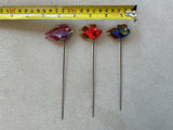 Fish - Glass - Set Of Three- House Plant Stakes