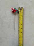 Angler Fish Red - Blown-Glass -House Plant Stake