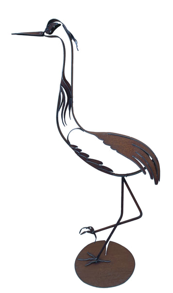 Heron Bird, Garden Sculpture by Henry Dupere