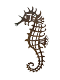 Seahorse, Metal Wall Hanging Sculpture Art by Elizabeth Keith Designs