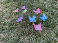 Ceramic Butterfly & Dragonfly Set Of eight by JJ Potts