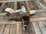 Sea Turtle - Copper Sculpture by Haw Creek Forge