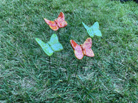 Butterflies, Small, Ceramic, Set Of Four by JJ Potts