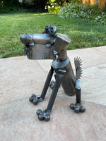 June Bug The Lab - Dog Metal Garden Sculpture by Yardbirds