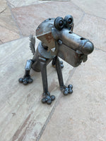June Bug The Lab - Dog Metal Garden Sculpture by Yardbirds