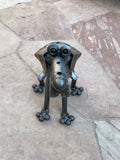 June Bug The Lab - Dog Metal Garden Sculpture by Yardbirds