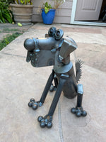 June Bug The Lab - Dog Metal Garden Sculpture by Yardbirds