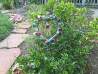 Heart Plant Stake- Glass Garden Sculpture by Diane Markin