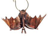 Bat, Wings Open Copper Sculpture by Haw Creek Forge