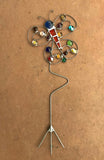 Butterfly Plant Stake - Stained Glass Garden Sculpture by Diane Markin