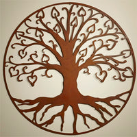 Tree Of Life, Metal Wall Hanging Sculpture Art by Elizabeth Keith Designs