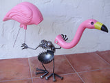 Flamingo  Away - Single, Garden Sculpture by Artist Fred Conlon of Sugarpost