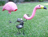 Flamingo  Away - Single, Garden Sculpture by Artist Fred Conlon of Sugarpost