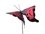 Butterfly- Red - Copper Garden Sculpture - Haw Creek Forge