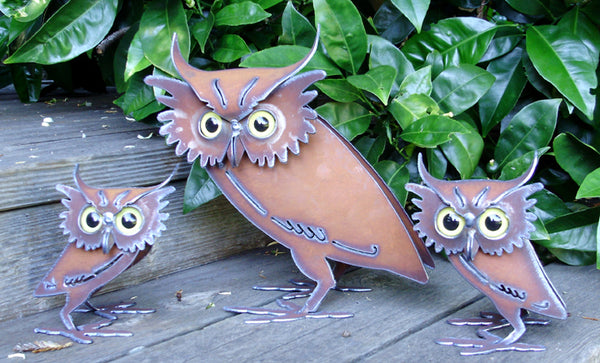 Owl Metal Outdoor Decor by Henry Dupere