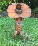 Frilled Neck Lizard Sculpture by Henry Dupere