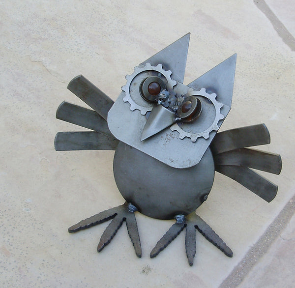Owl - Metal Garden Sculpture by Yardbirds
