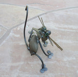 Checks The Cat - Metal Garden Sculpture by Yardbirds