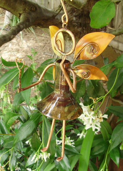 Garden Fairy - Copper Sculpture by Haw Creek Forge