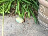 Praying Mantis Copper Sculpture by Haw Creek Forge