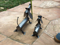 DACHSHUND - Metal Garden Sculpture by Yardbirds