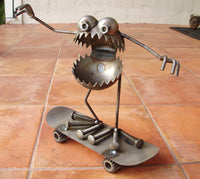 GBG Riding Skateboard, Garden Sculpture by Artist Fred Conlon of Sugarpost